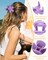 6 PCS Hair Clips - Matte Flower, Heart, Butterfly Hair Claw Clips